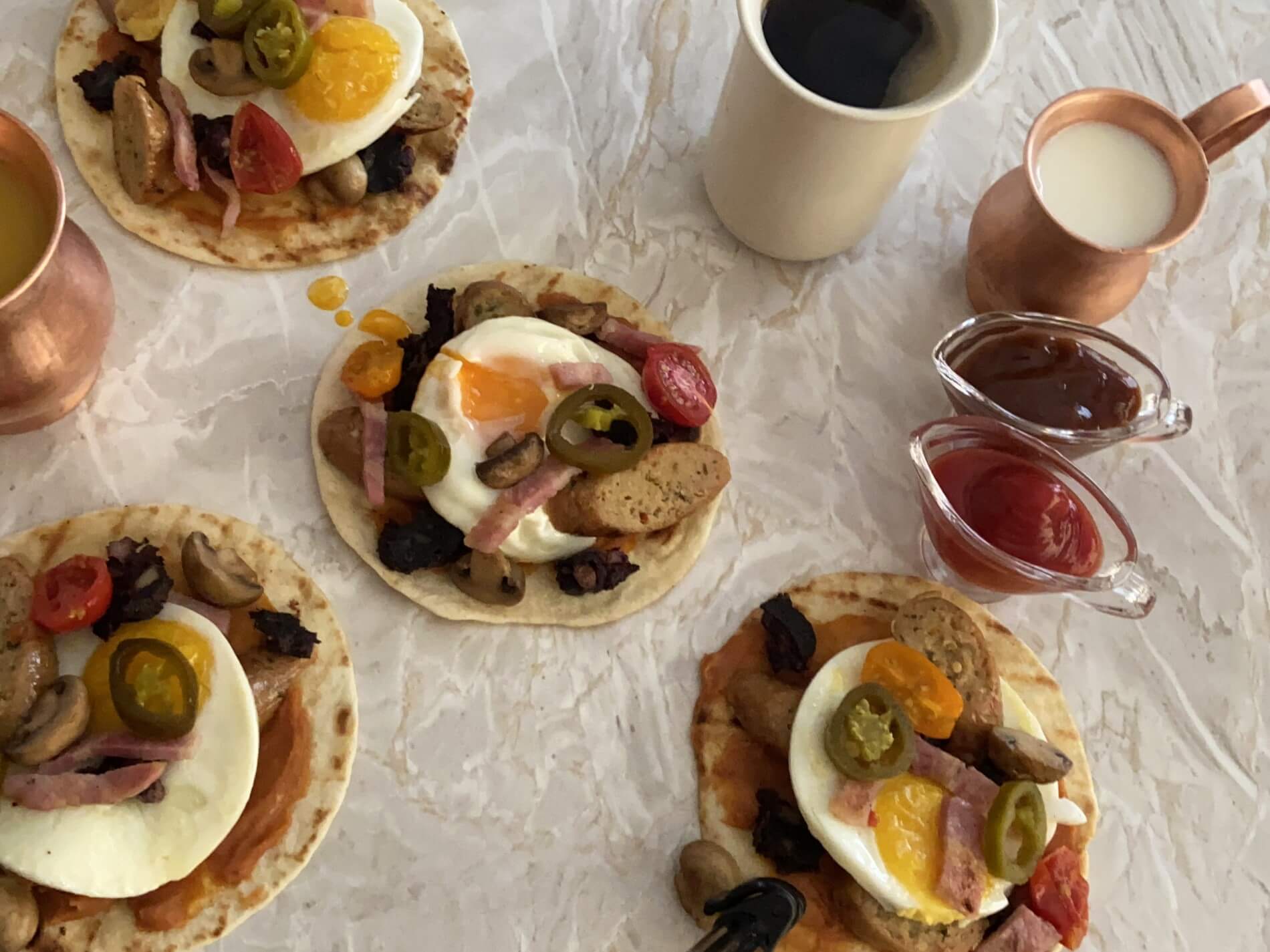 Breakfast Fry Up Taco