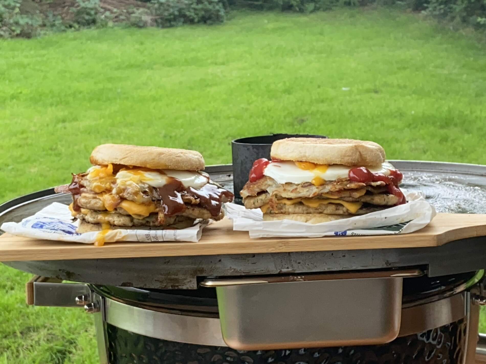 Double Sausage and Egg Muffin