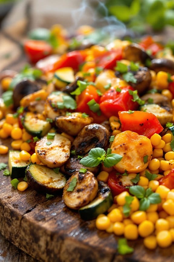 barbecue vegetable sauté recipe