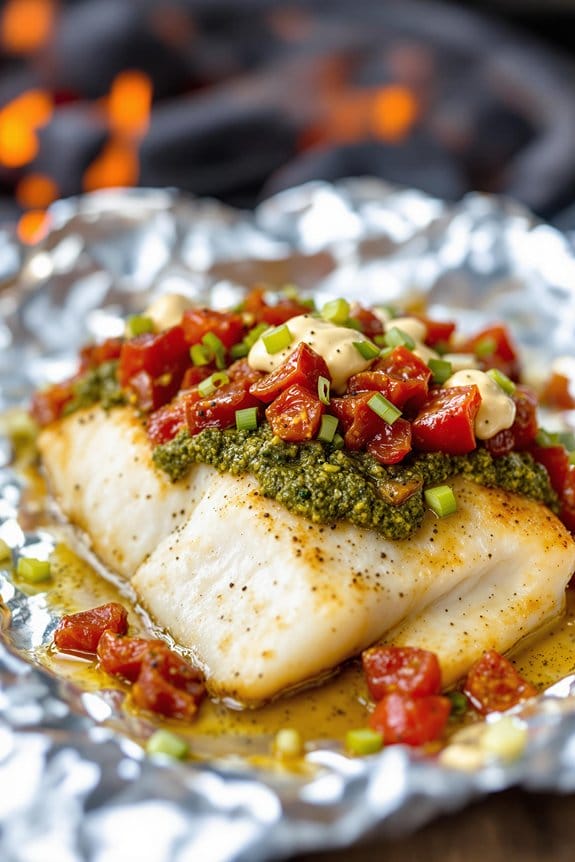 barbecued Chilean sea bass