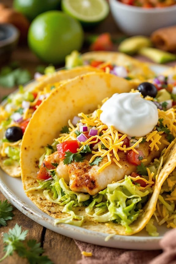 barbecued halibut fish tacos