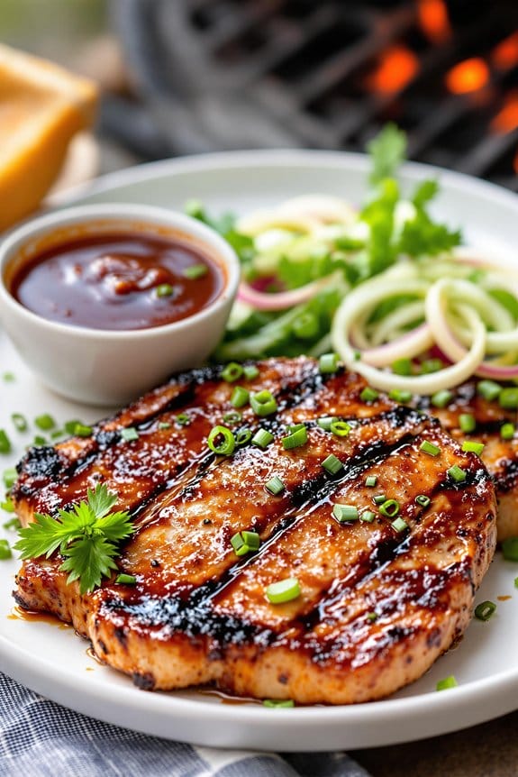 barbecued pork chops recipe