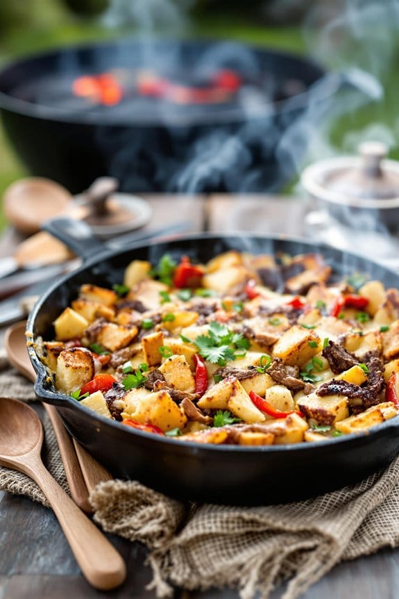 Philly Beef & Pepper Strata
