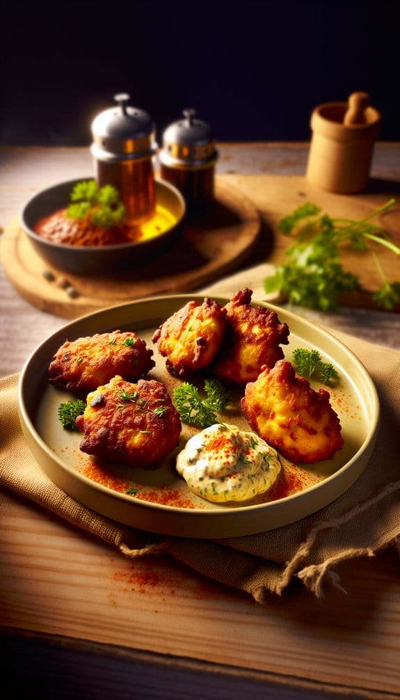 bbq beer battered cod fritters