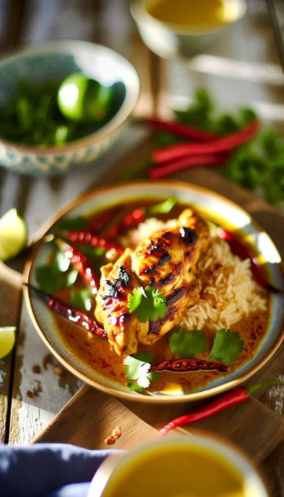 bbq Cambodian curry chicken ingredients
