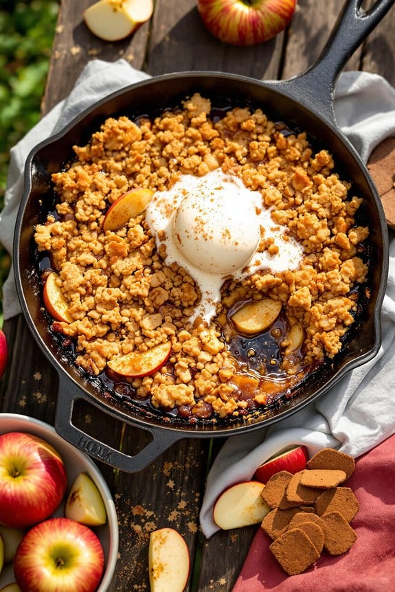 bbq Peanut Butter Apple Crisp