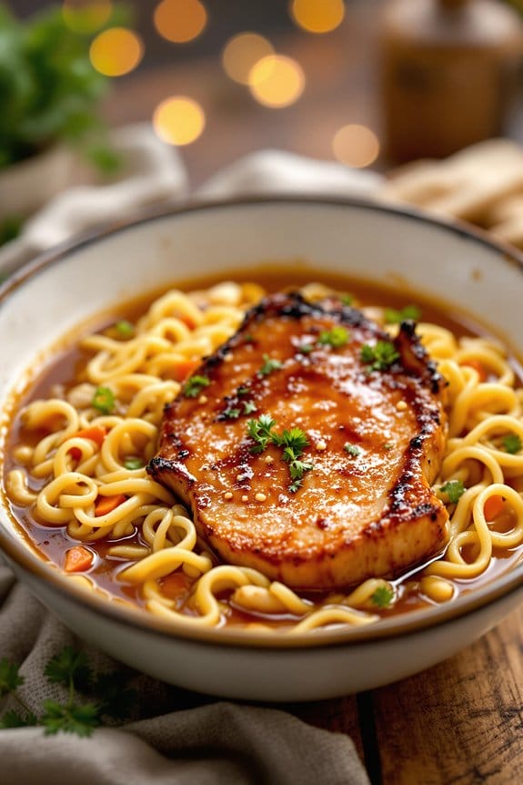bbq pork chop soup
