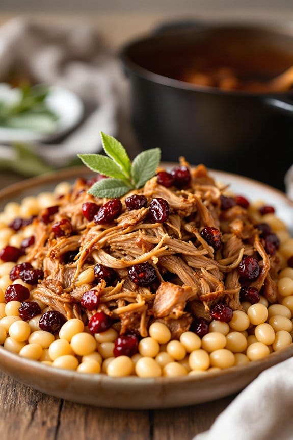 barbecue pork with beans