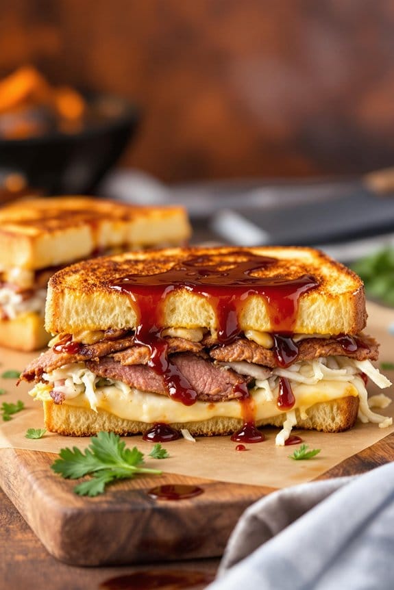 bbq reuben toasted sandwich ingredients