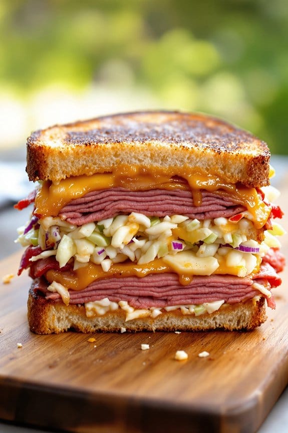 bbq reuben toasted sandwich recipe
