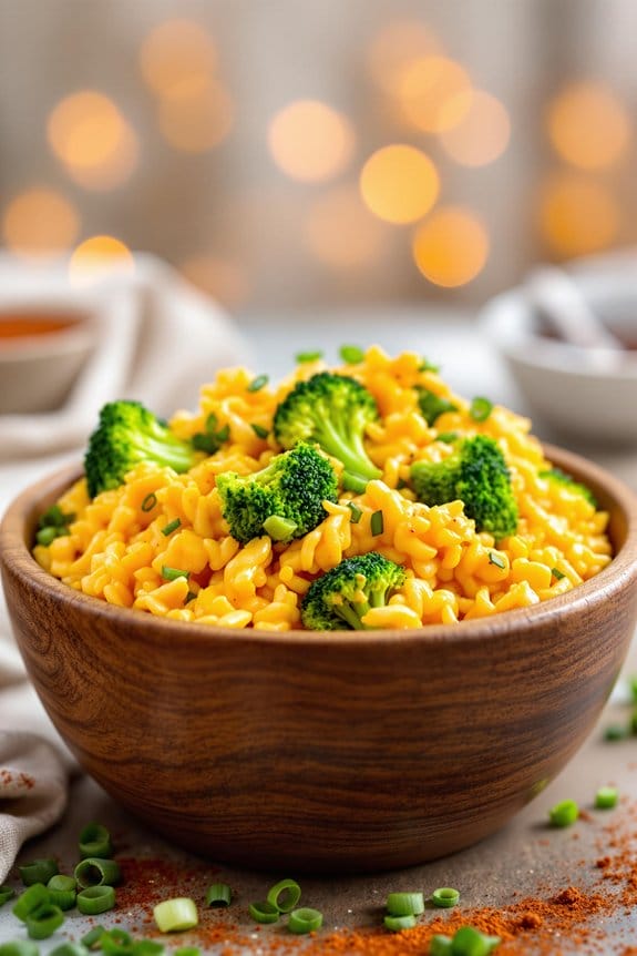 bbq vegan cheesy rice ingredients