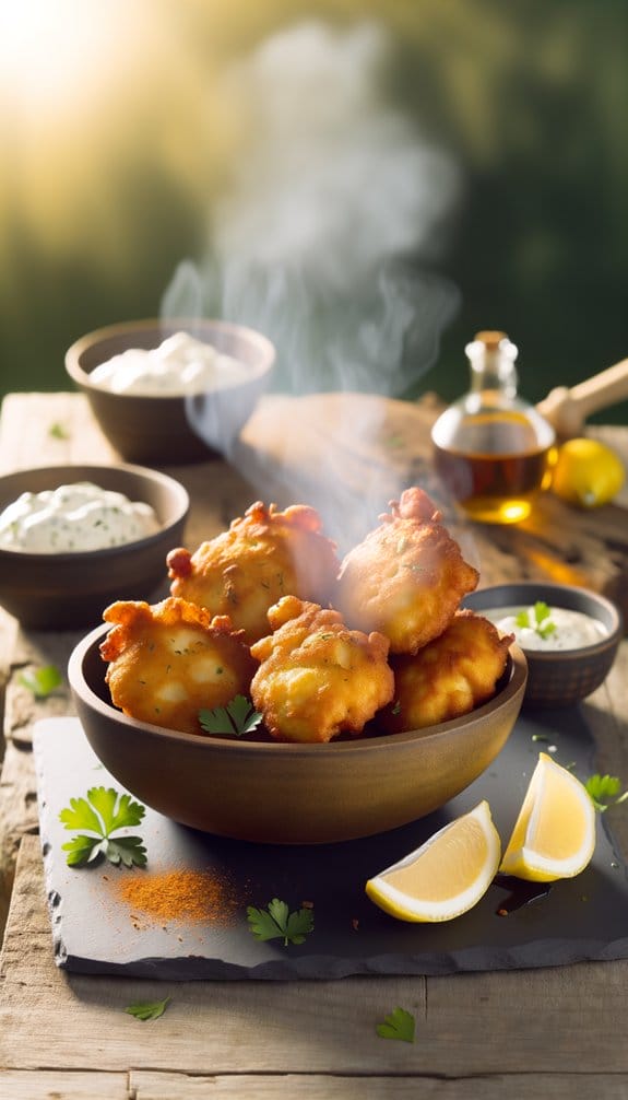 beer battered cod fritters recipe