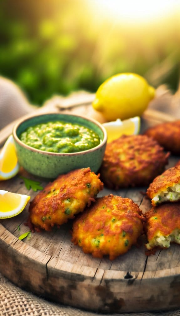 crispy BBQ beer-battered fritters