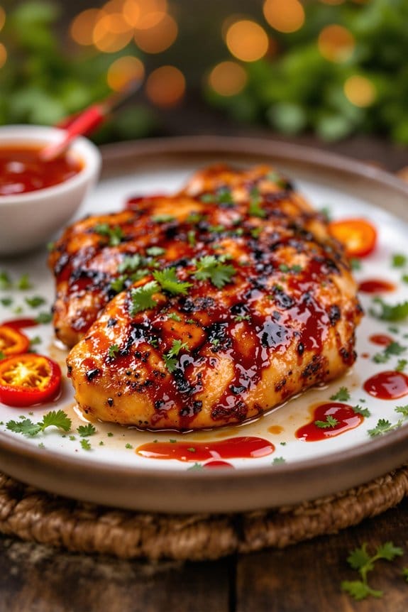 flavourful marinated grilled chicken