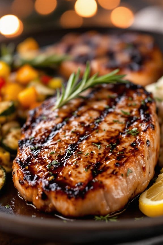 flavourful slow cooked pork chops
