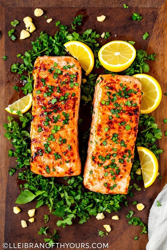 grilled salmon with citrus