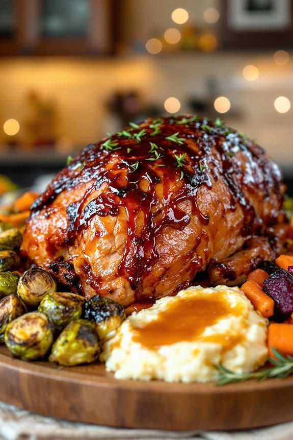 impressive festive family dish