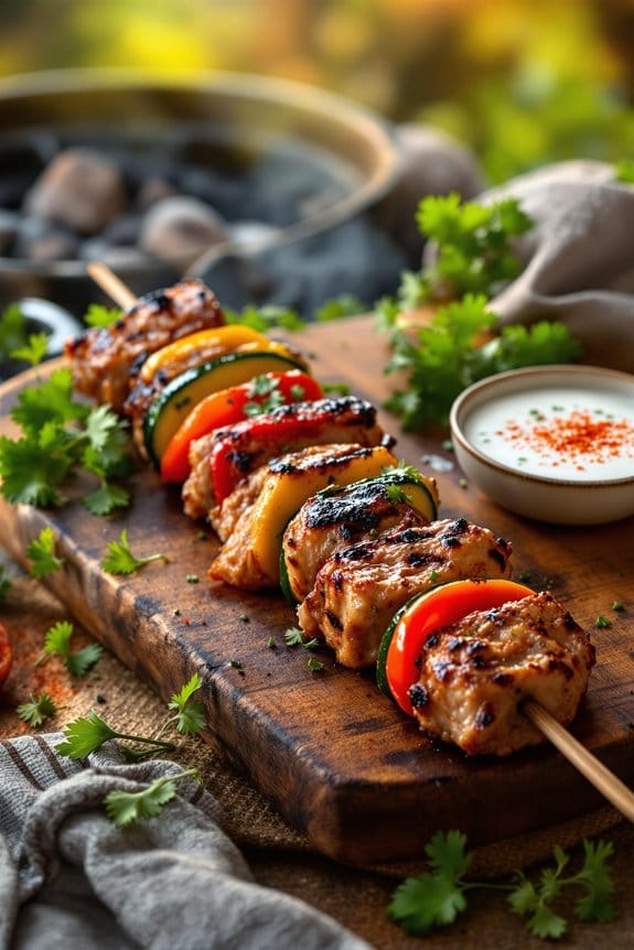 impressive marinated lamb kebabs