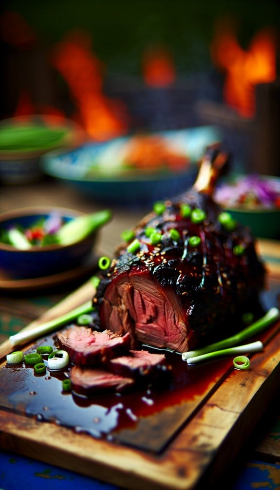 marinated lamb grilled to perfection