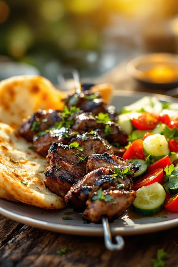 marinated lamb kebabs recipe