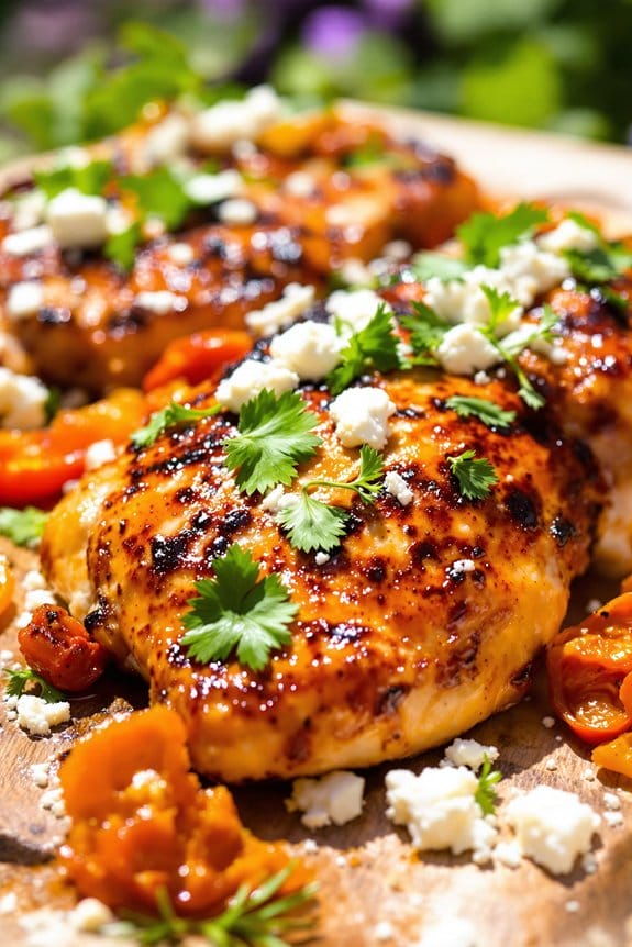 Mediterranean BBQ chicken ingredients