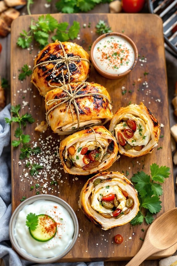 Mediterranean chicken with feta