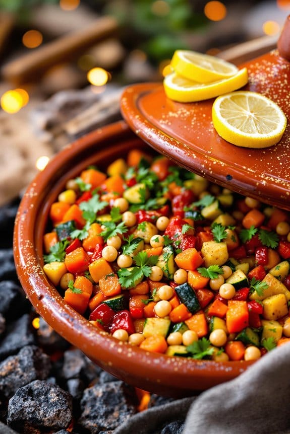 Moroccan garden tagine ingredients