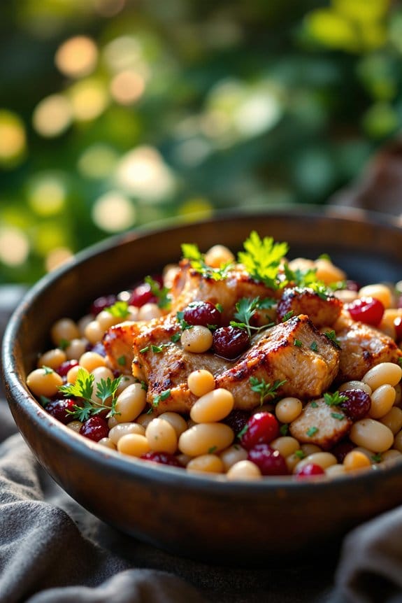 rustic pork and beans