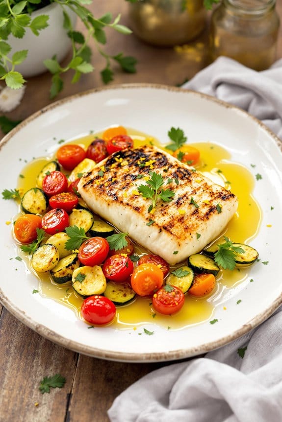 simple flavourful sea bass