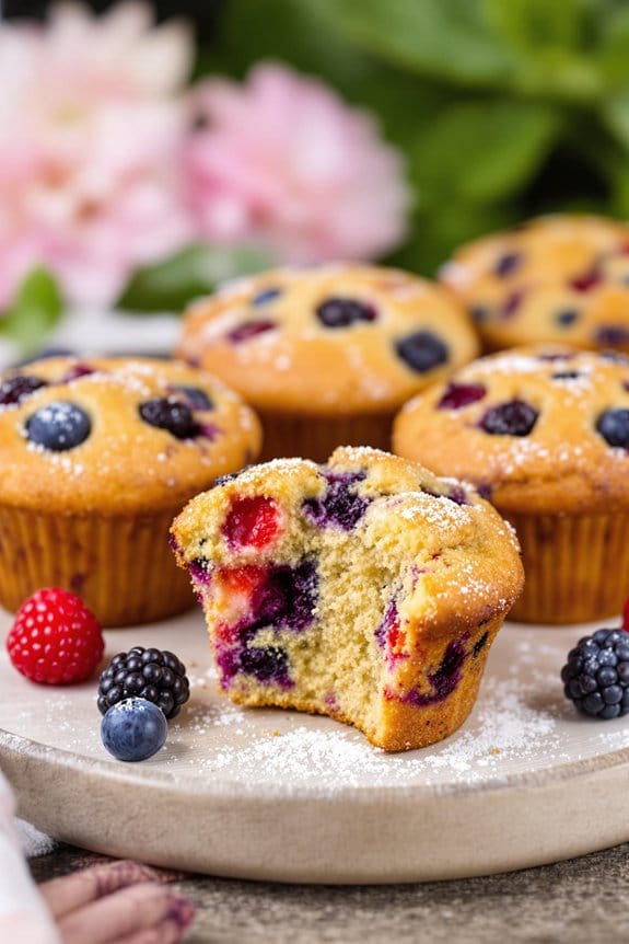 simple ingredients for muffins