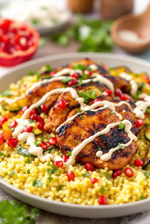 smoky BBQ chicken couscous
