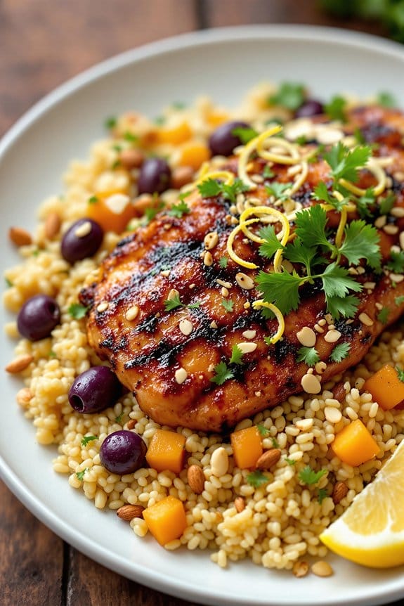 smoky BBQ Middle Eastern chicken