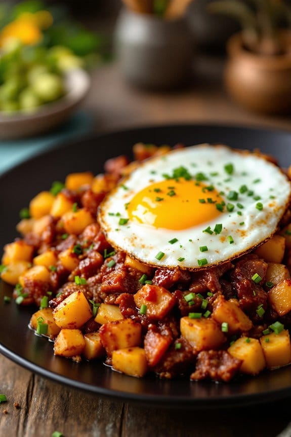 smoky breakfast corned beef hash