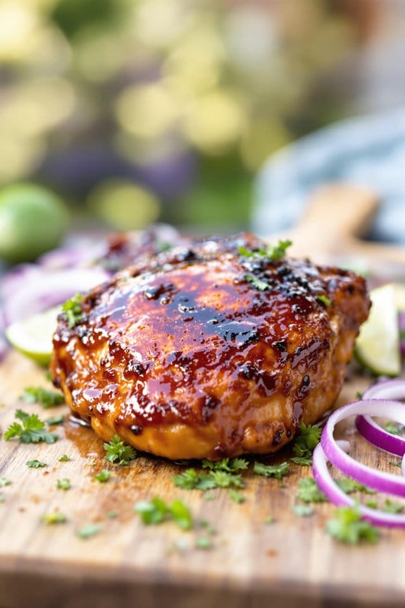 smoky chipotle chicken thighs
