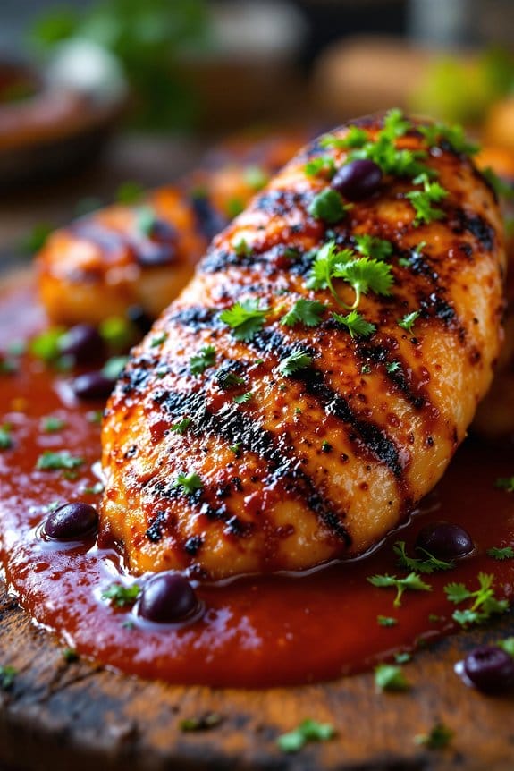 spicy marinated grilled chicken