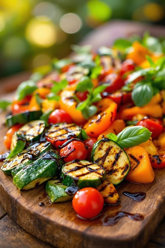 summer vegetable barbeque packets