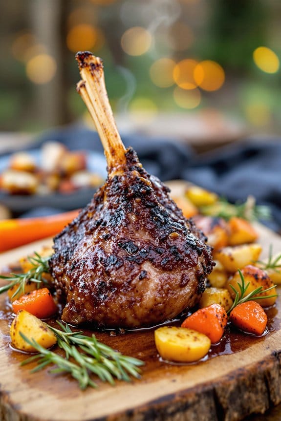 tender flavoursome slow-cooked lamb