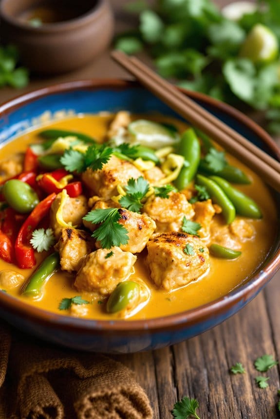 Thai coconut curry chicken ingredients