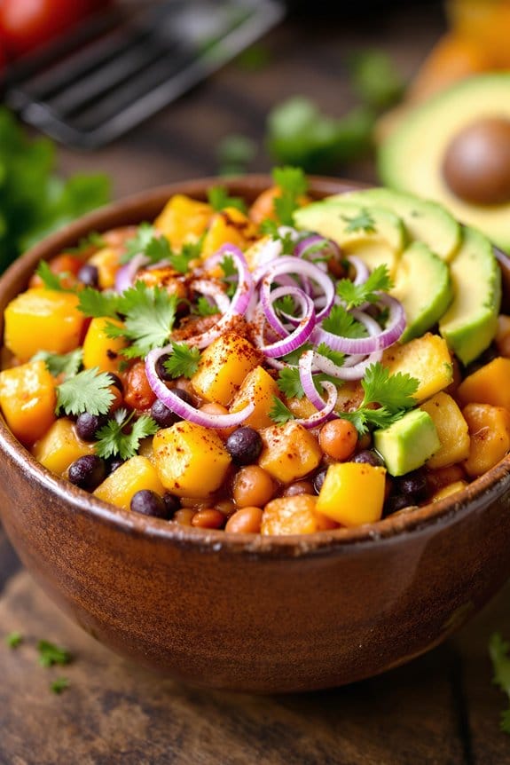 tropical vegan chilli delight