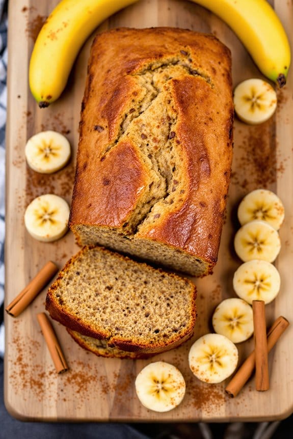 vegan fat-free banana bread