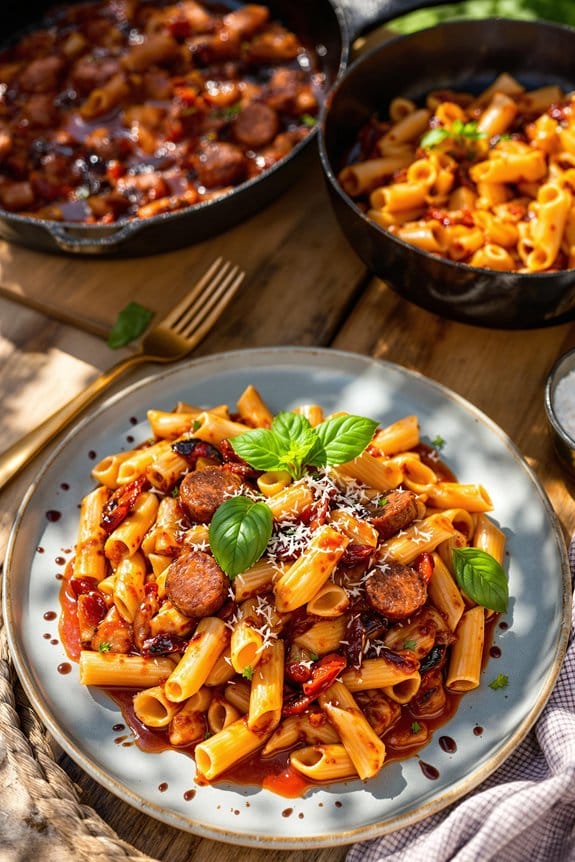 vegan sausage rigatoni recipe